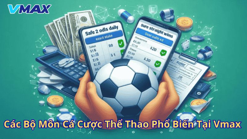 Các bộ môn cá cược thể thao phổ biến tại Vmax